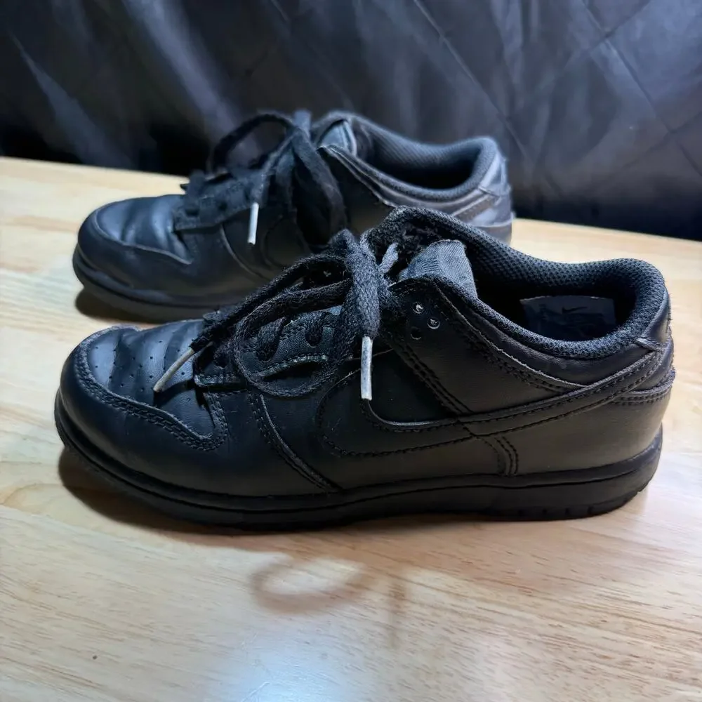 Nike Dunk Low Black FB 9108-009 Kids Size 3Y